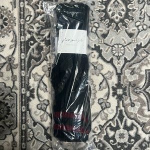 NWT Free People Over the Knee Knit Socks Black